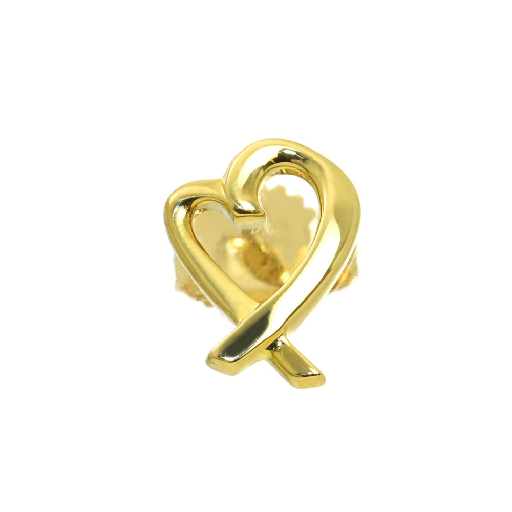 TIFFANY & CO. 18k Yellow Heart Earrings